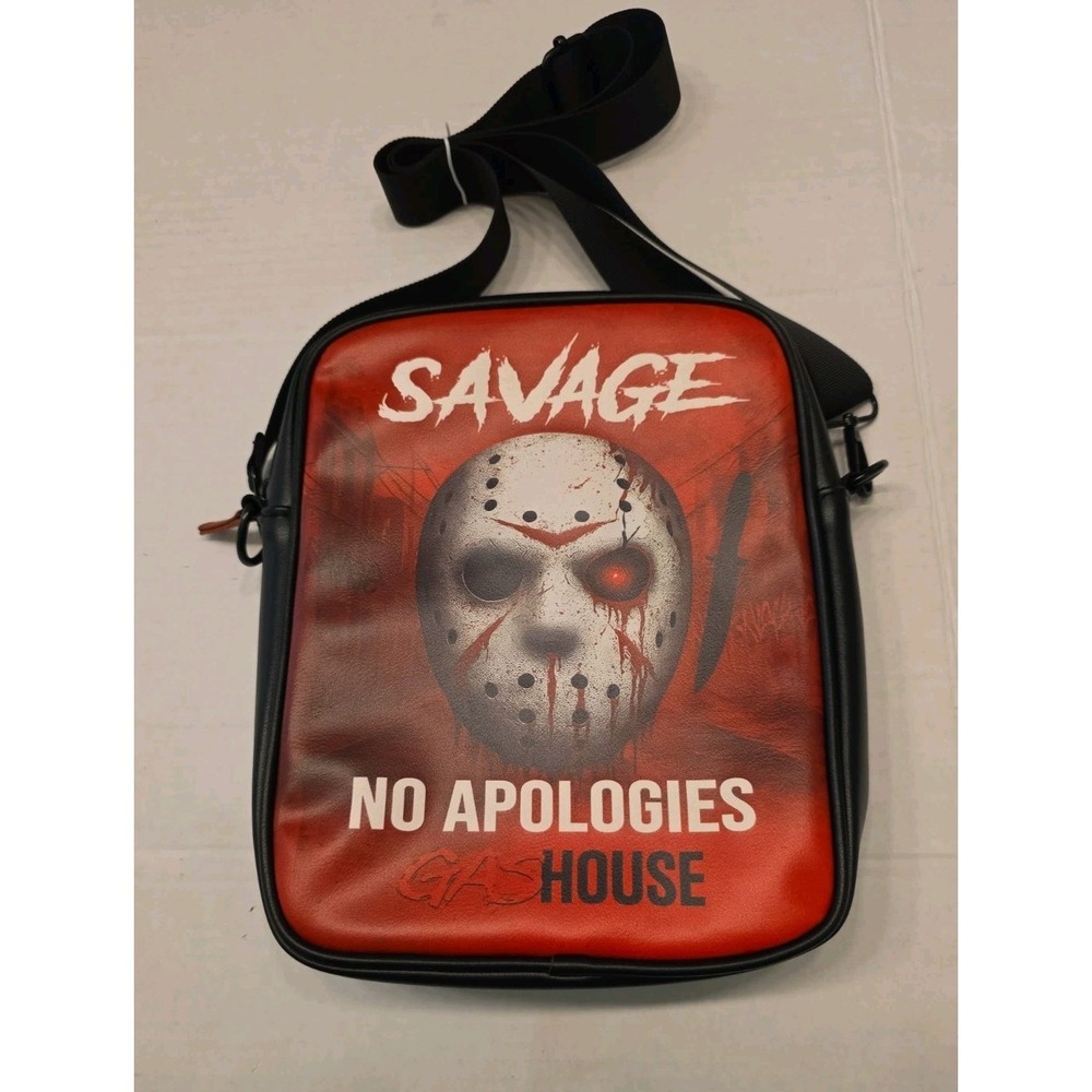Gashouse "Savage No Apologies" Streetwear Crossbody Shoulder Bag NWOT